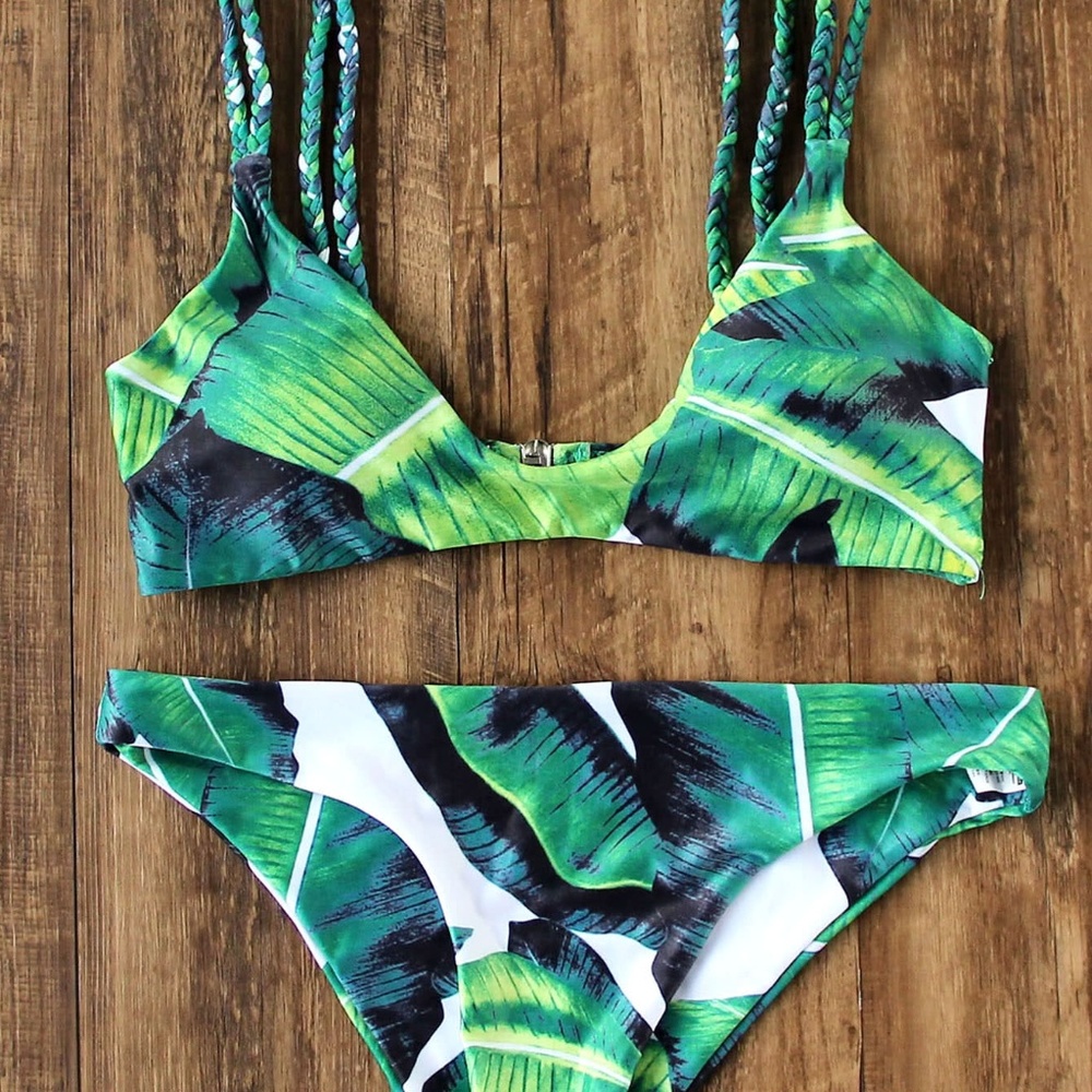 Palm Fronds Leaf Bikini